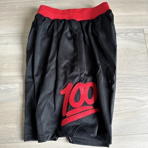 RETRO Mperial Sportswear 100% Black & Red YOUTH Basketball Shorts Med 💯 - Picture 6 of 11