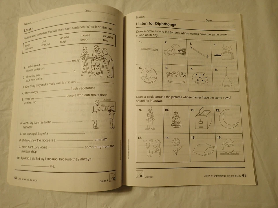 McGraw Hill Reading Phonics and Phonemic Awareness Practice Book Grade 3 - Image 3 of 4