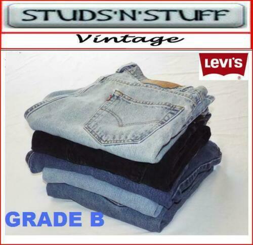 VINTAGE LEVIS DENIM B GRADE JEANS 505 