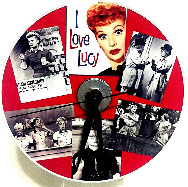 I Love Lucy Table Clock CD DVD Stand Rare HMD Collectible Lucille Ball 1950s TV