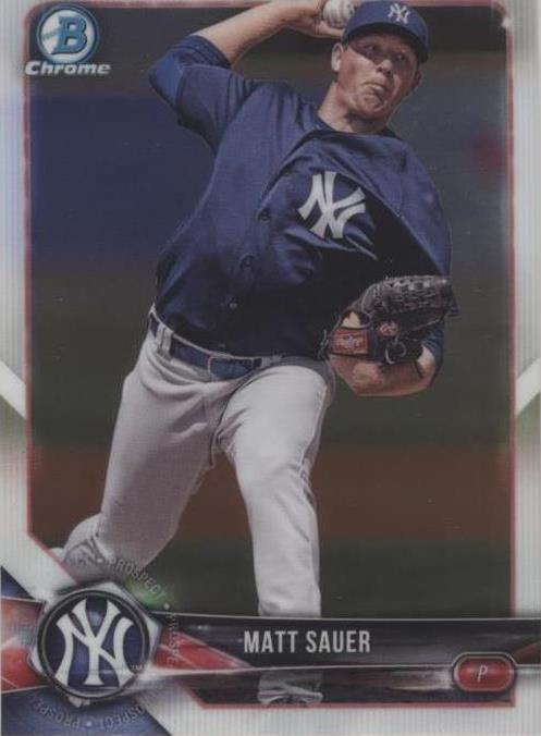 2018 Bowman Draft - Matt Sauer #BDC-184 - 1 of 1