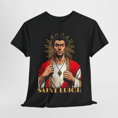 T-shirt Luigi Mangione 'Ma Papà Lo Amo' Con Cuori, 100% Cotone, Taglie Unisex - Foto 5