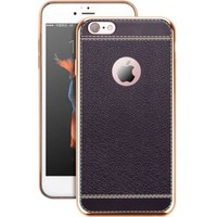 Apple Iphone 5 / 5S / Se Handy HüLle Schutz Case Chrom Back Cover Slim Schwarz