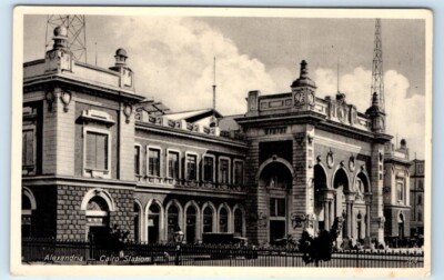 ALEXANDRIA Cairo Station EGYPT Postcard