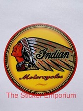 Indian Motorcycle, America's Pioneer Vintage Style Decal Vinyl Car Sticker