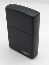 Zippo Lighter - Factory Sealed Matte Black Lighter - Made In U.S.A - Collectible