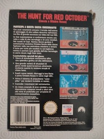 THE HUNT FOR RED OCTOBER NINTENDO NES MATTEL VERSION PAL SYSTEM