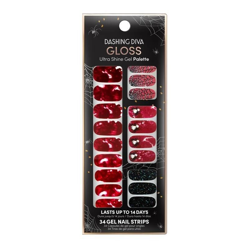 DASHING shopping DIVA Gloss Ultra Shine Max 41% OFF Gel ‘Vampirina’ Blood Red Spider