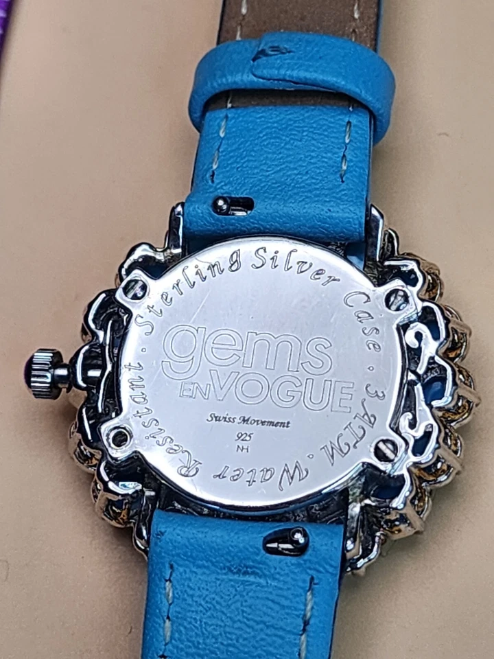 GEM EN VOGUE Michael Valitutti NH 925 纯银表壳手表瑞士机芯 — 第 2/4 张图片