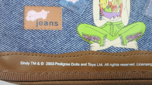 HASBRO SINDY PEDIGREE DOLLS 2003 GREEK NICKI JEANS PENCIL BOX CASE STATIONERY B - Picture 3 of 12
