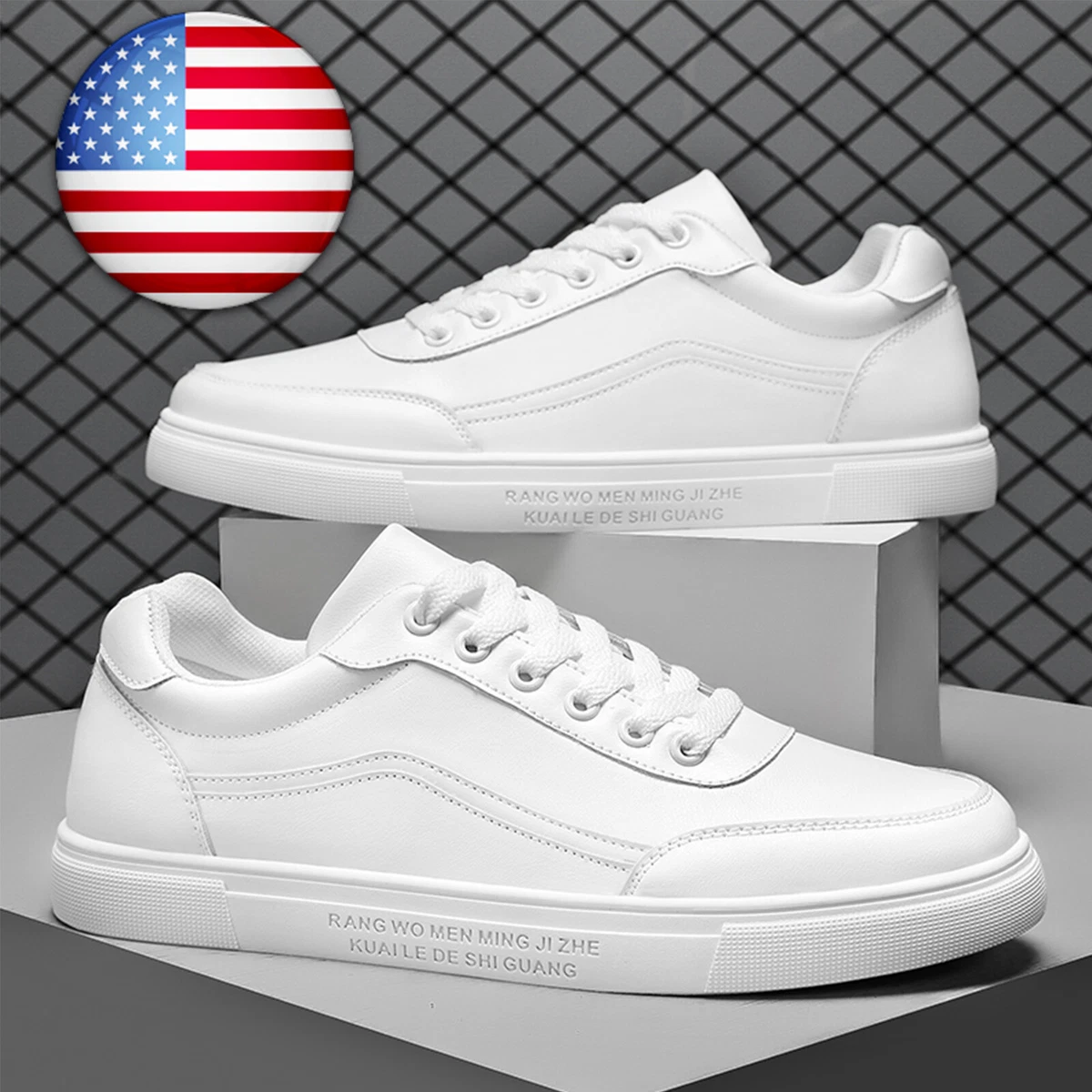 Mens all white tennis shoes cheap