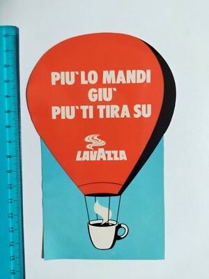 Autocollant Vintage Lavazza Original – Années 80 – Fabriqué En Italie