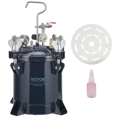 Spray Paint Pressure Pot Tank 10L/2.5gal Resin Pressure Feed Paint Tank
