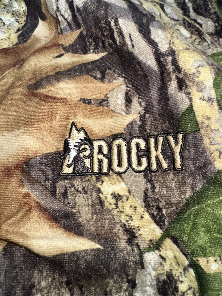 Rockys Mens Hooded Insulated Hooded Hunting Jacket Mens XXL Mossy Oak Breakup - Image 4 of 4