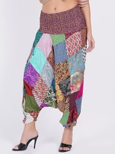 Women's Printed Patch Baggy Hippie Gypsy Loose Trouser Pant Wholesale Mix lot