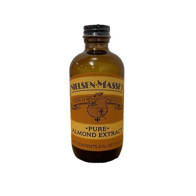Nielsen-Massey Pure Almond Extract, 4oz BB 10/2026