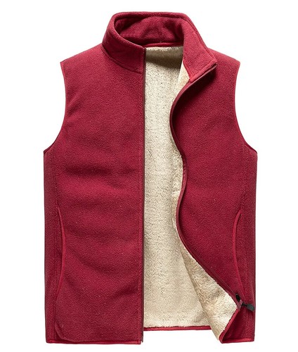 Giubbotto uomo pile invernale giacca casual caldo smanicato gilet sciolto - Foto 17 di 22
