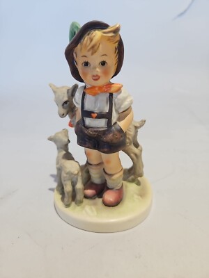 1948 GOEBEL HUMMEL WEST GERMANY LITTLE GOAT HERDER 200/I   5.5'' TALL X 3.25''