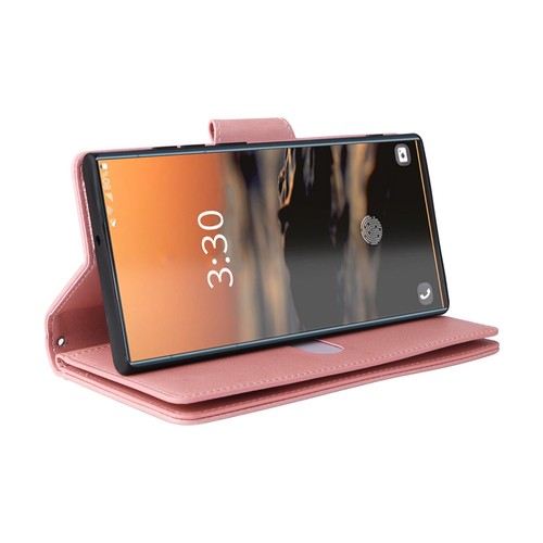 For Samsung Galaxy S23 S24 Ultra/S23 FE/22+Flip Card Slot Stand Wrist Strap Case - Zdjęcie 64 z 73