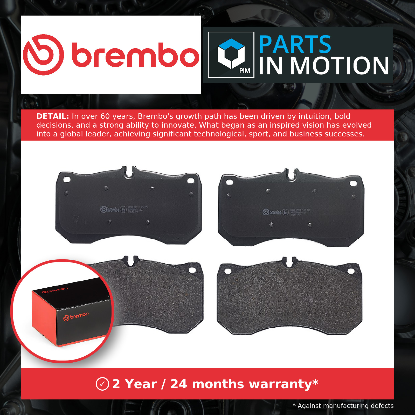 BRAKE PAD SET DISC BRAKE P 85 175 FOR AUDI A5 A6 A8L A7/Sportback/S7 2.0L 4cyl - Image 11
