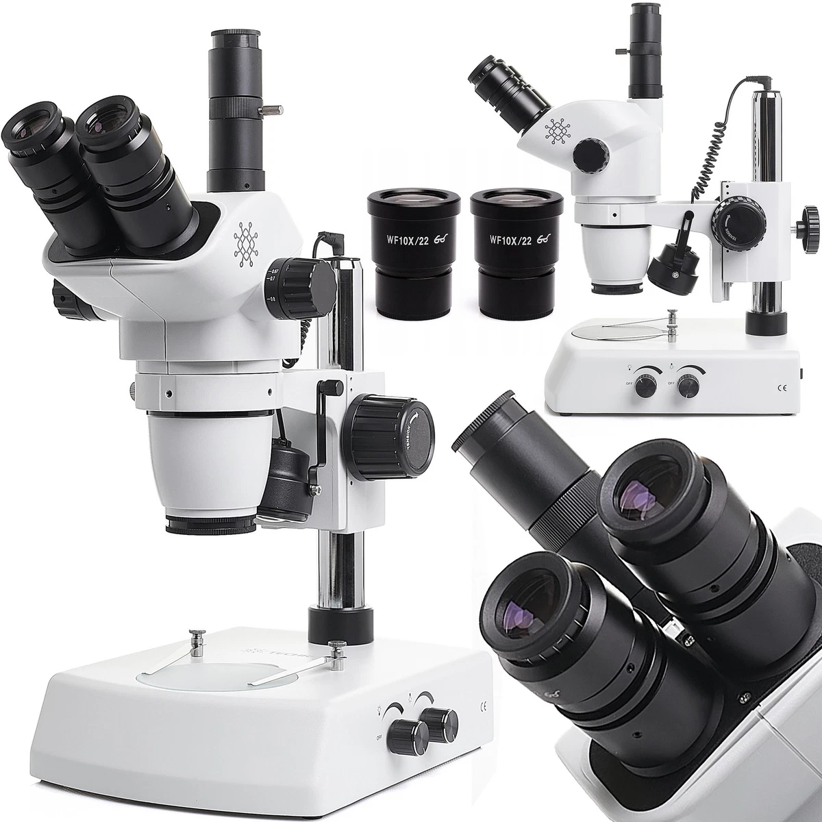 Microscopio estereoscópico trinocular PC6745 SZ6745T-B2L
