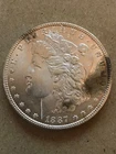 Uncertified/Ungraded 1887 Morgan Silver Dollar Coin