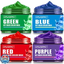 4 Colors Temporary Hair Color for Kids,Gifts for Teens,Girls,Boys,Gifts for K