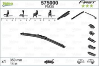 Valeo Wischblatt Scheibenwischer First Multiconnection 575000 FüR Opel Fiat Ford