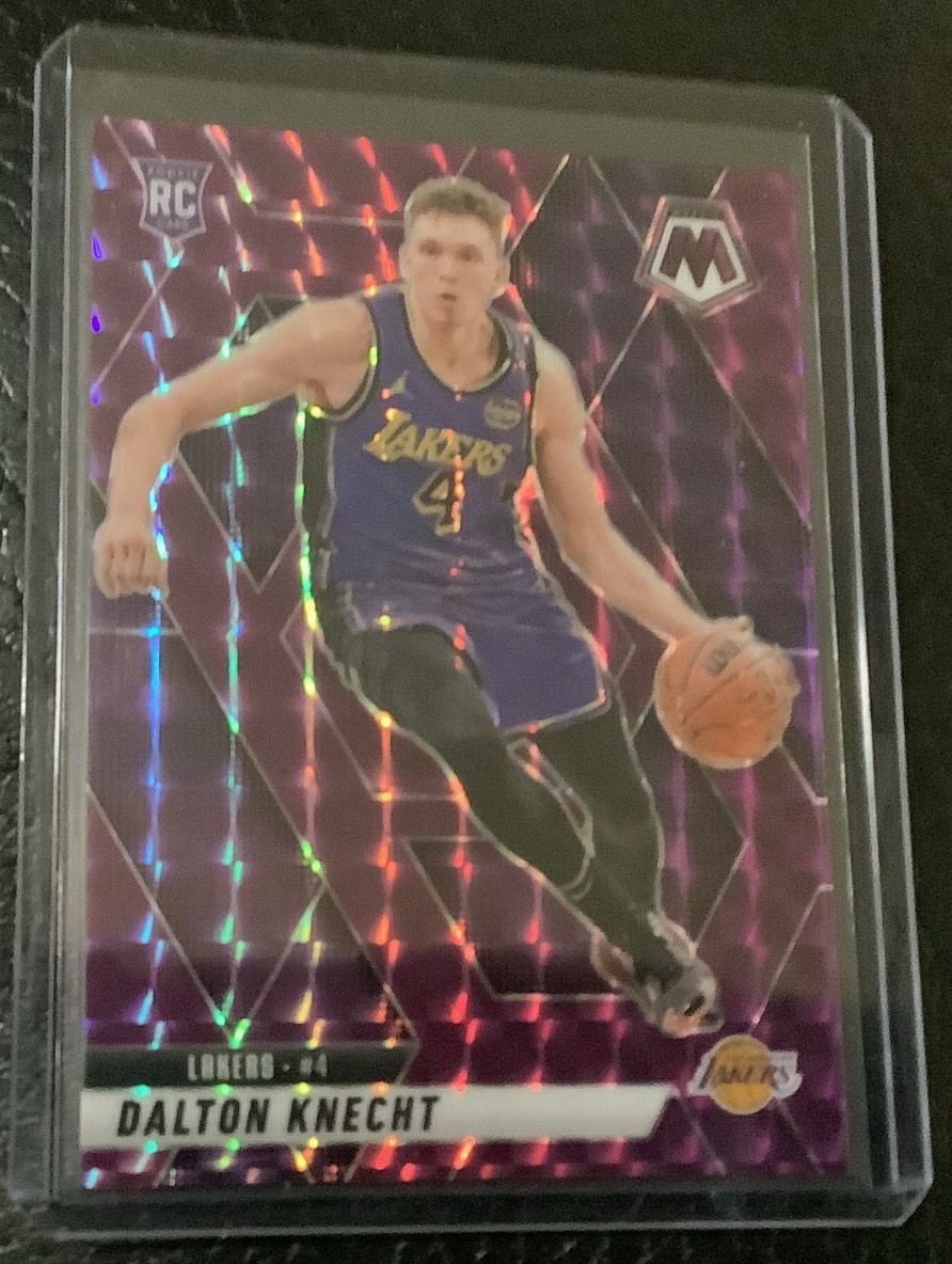 Dalton Knecht (RC) 2024-25 Mosaic - Purple Prizm  /99 - Lakers #238