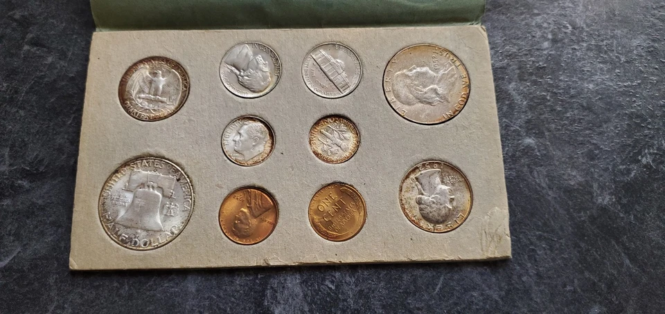 1952-S Original Uncirculated United States Double US Mint Set ~ Nicely Toned - Image 2 of 4