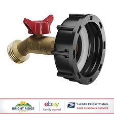 Water Tote Hose Adapter with Coarse Thread for IBC Containers and Garden Hose