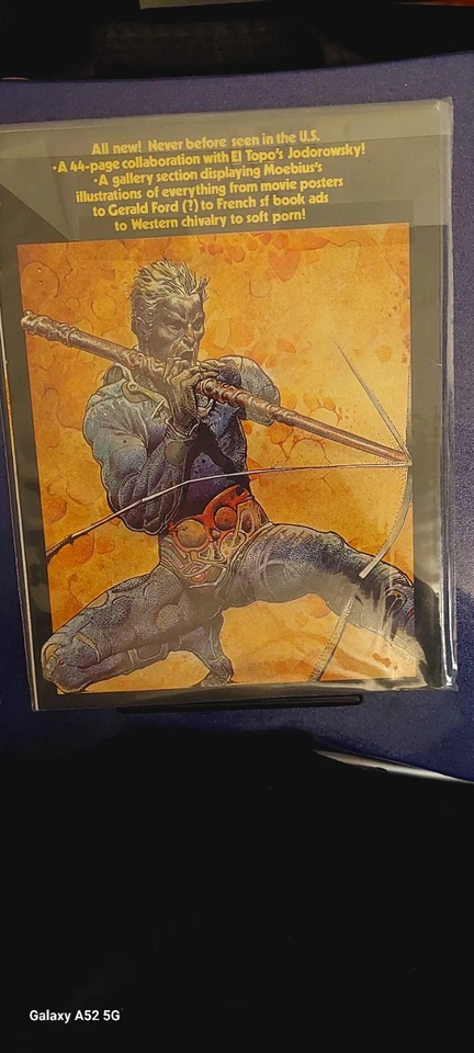 MOEBIUS VINTAGE 1981 Heavy Metal Magazine Metal Murlant Paris France Fellini 1st - Image 2 of 2