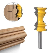 8mm Shank Reversible  Router Bit Woodworking Cutter, 2'' Depth