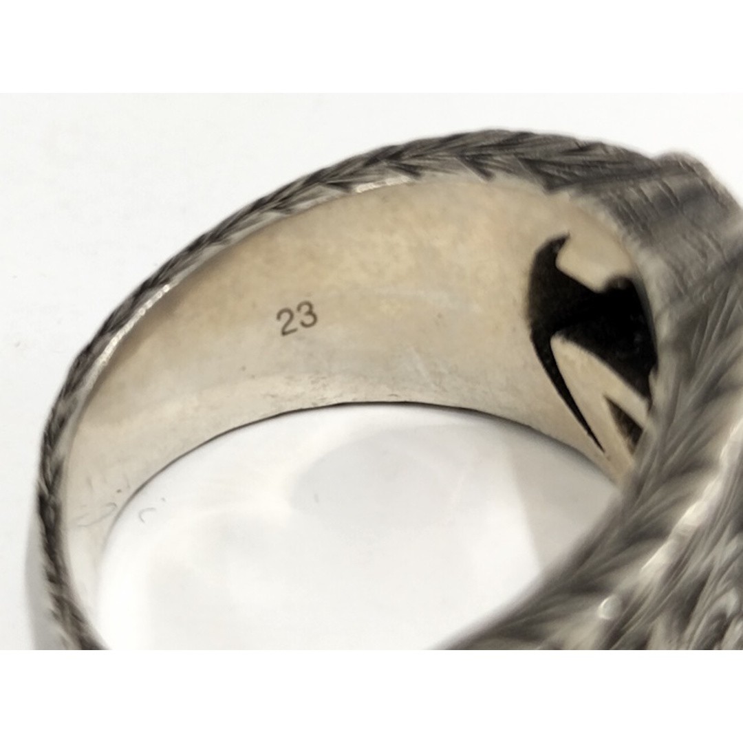 GUCCI Arabesque Interlocking Ring SV925 Silver Us… - image 5