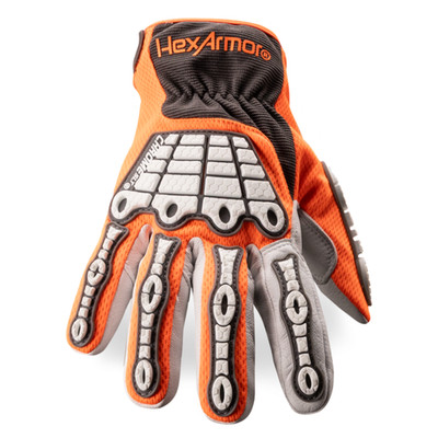 NEW HexArmor Chrome SLT 4073 Cut Resistant Work Gloves w impact Protection Sz Sm