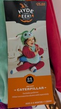 Hyde and Eek Infant Halloween Costume Caterpillar Pullover Multicolor 0-6M New