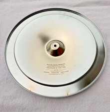 67-72 Camaro Open Element Air Cleaner Chrome Lid Silk Screen Repro Beaded Edge