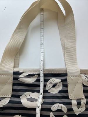 MBMJ MARC BY MARC JACOBS Y2K discontinued BLACK STRIPE LIPS Nylon