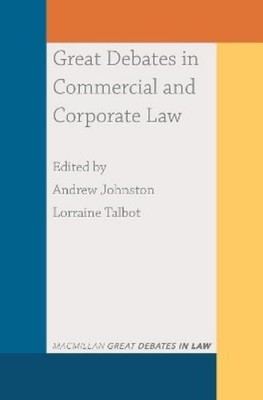 Lorraine Talbot Great Debates in Commercial and Corporate Law (Taschenbuch)