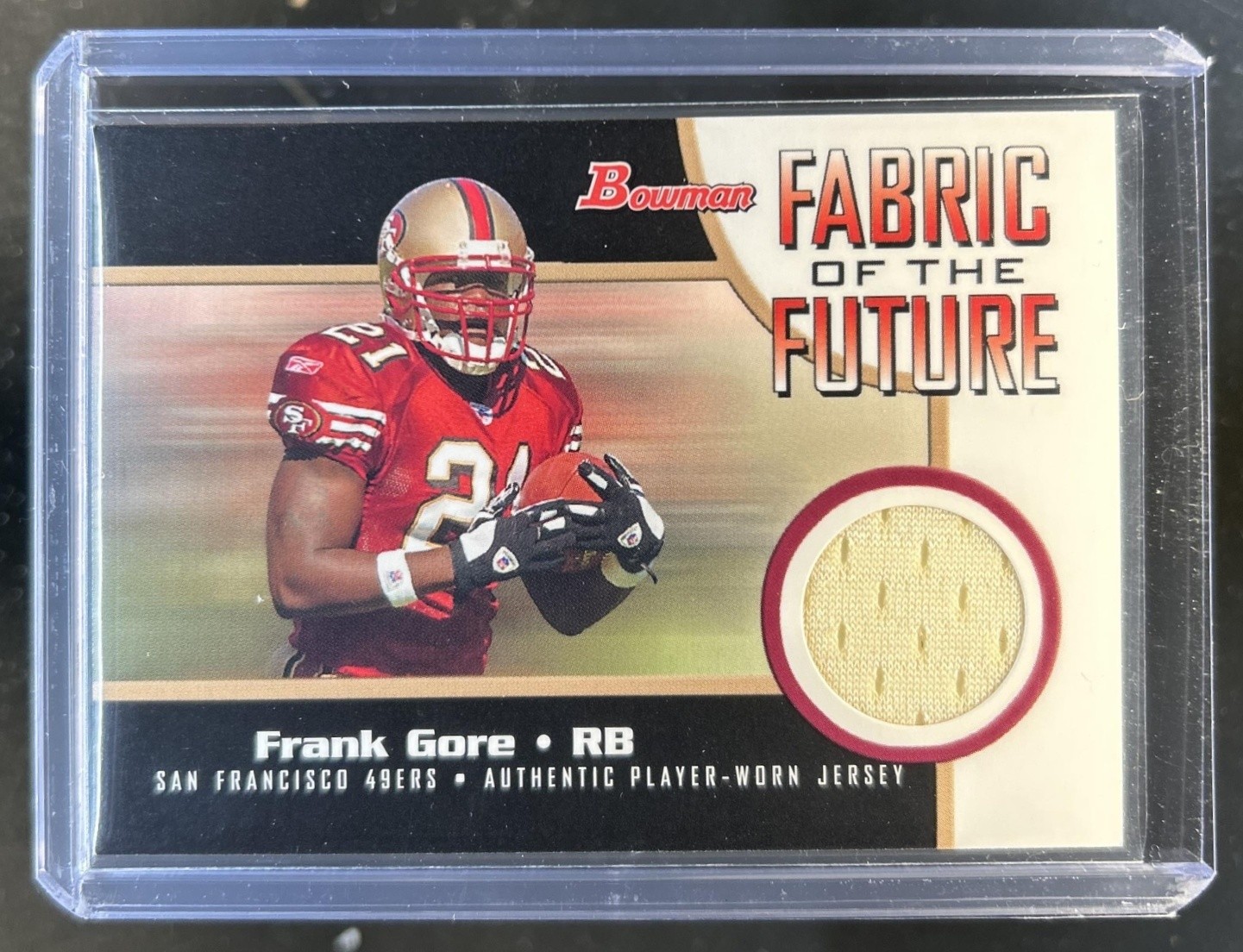 Frank Gore Bowman Fabric of the Future #FFFG Base