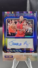 2023-24 Recon True Potential Signatures Jamaree Bouyea #TPS-BOU Blue/75 BLAZERS