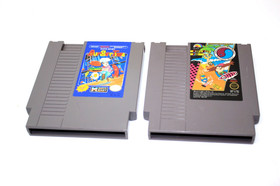 Lot of 2 Nintendo NES Games - Wood And Water Rage & Burger Time