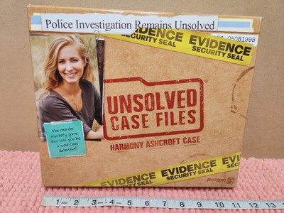 Unsolved Case Files ''Harmony Ashcroft Case'' Murder Mystery Game 2021 NEW