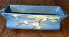 VTG Roseville Snowberry Blue Window Box Planter 11" With Handles 1WX Rare