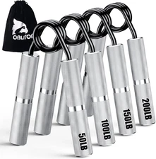 Grip Strength Trainer 4 Pack,50Lb-200Lb Hand Exerciser Gripper Forearm Finger St