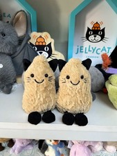 Jellycat Amuseables Peanut Cat Costume Plush 6in BNWT Feline Outfit Soft Toy