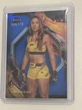 2024 Topps Finest UFC Uncommon Blue Refractor /175 Amanda Ribas #144