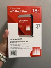 Western Digital WD Red Pro 18TB - 3.5" Internal HDD - SATA - WD181KFGX - NEW