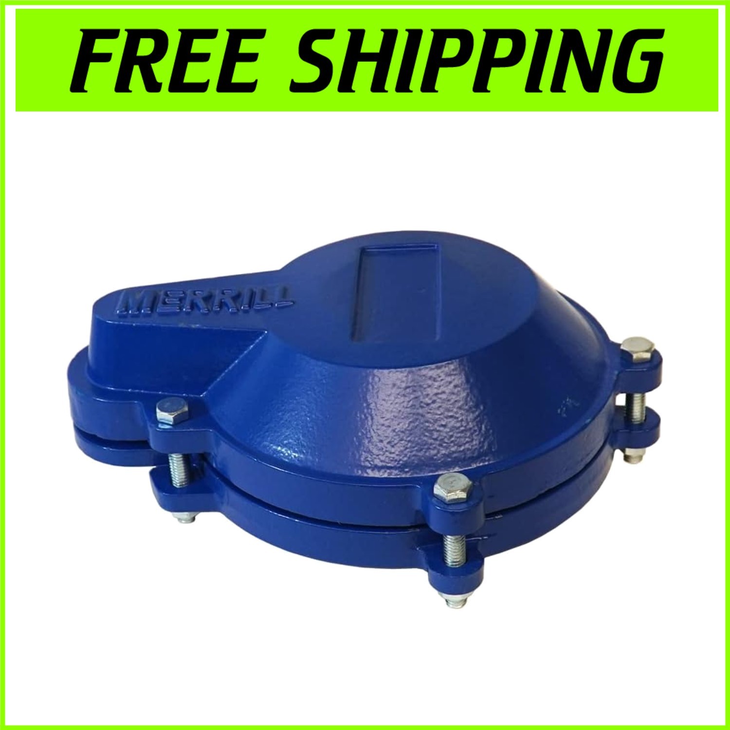 MERRELL Copertura tappo pozzetto in ghisa resistente 6 pollici design impermeabile e facile installazione