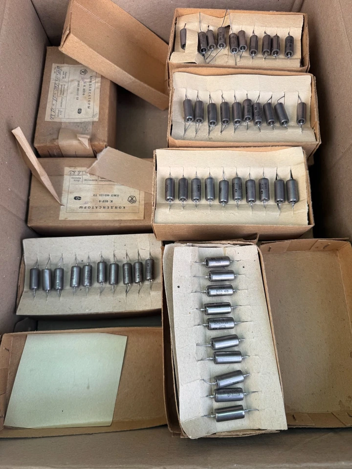 K40Y-9 0.047 +/-10% 200V URSS PIO Condensador de Audio Lote 50 un. Foto 4 de 4